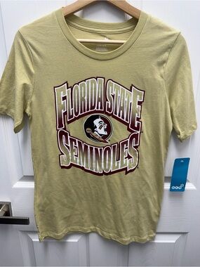 Florida State Seminoles Kids Short Sleeve Tee - Gold FSU Large 14/16